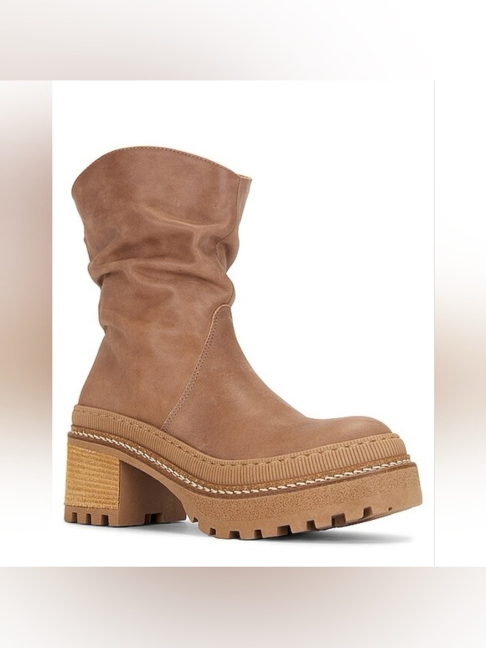 Free People Women's Mel Slouch Boot Hazelnut Brown 7.5
